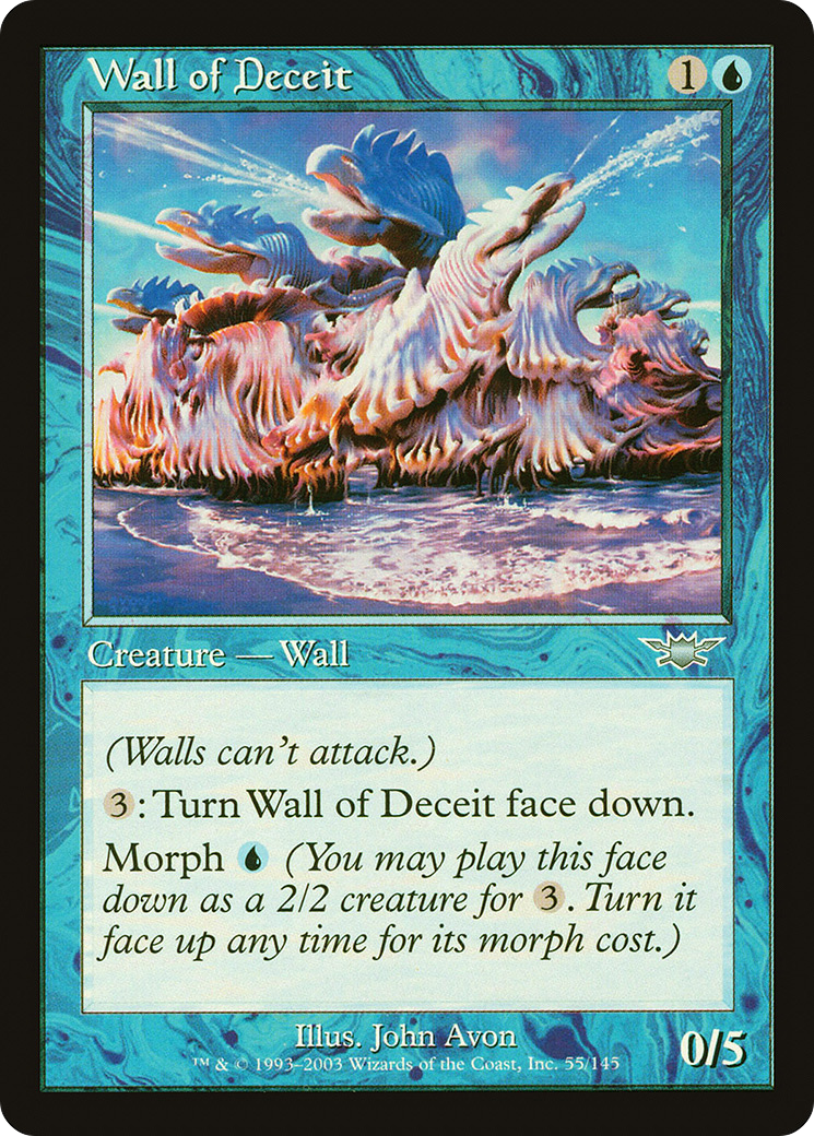 Wall of Deceit (LGN-055) [Legions] Foil MTG Single Wizards of the Coast