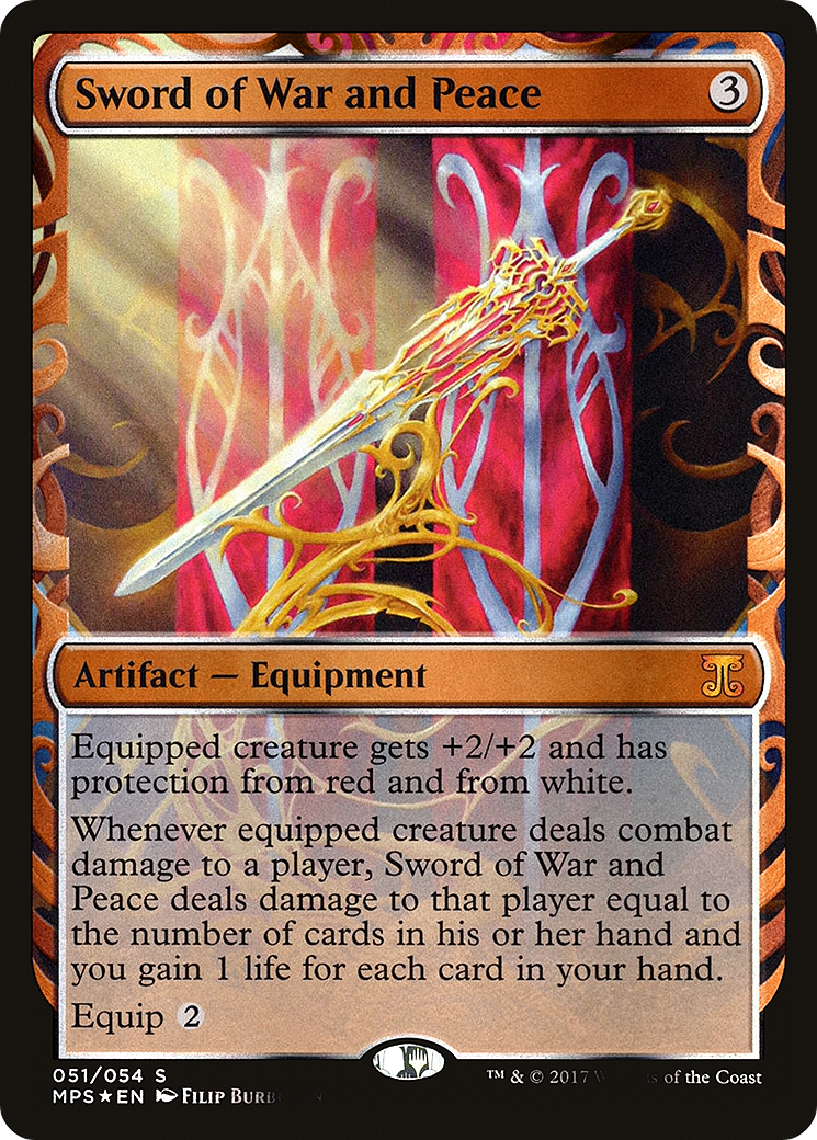 Sword of War and Peace (MPS-051) [Kaladesh Inventions] Foil MTG Single Wizards of the Coast