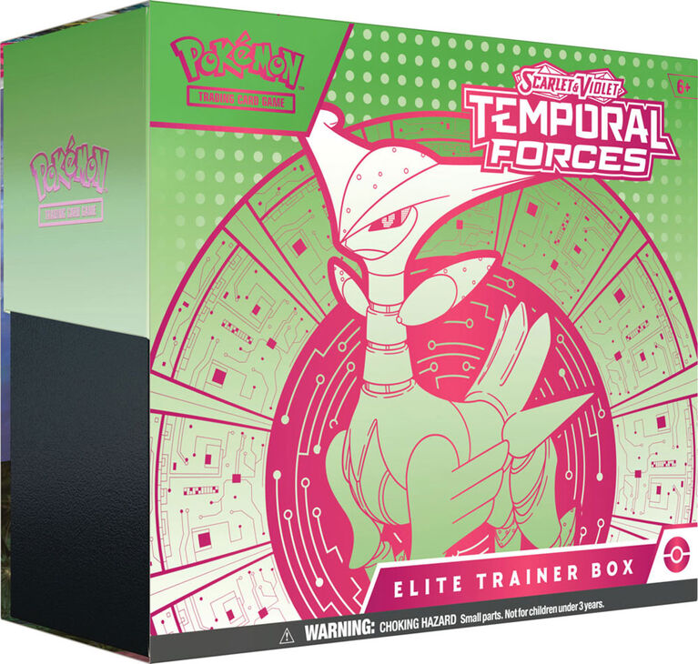 Pokémon Scarlet & Violet: Temporal Forces - Elite Trainer Box (Iron Leaves) Pokemon Sealed Pokémon   