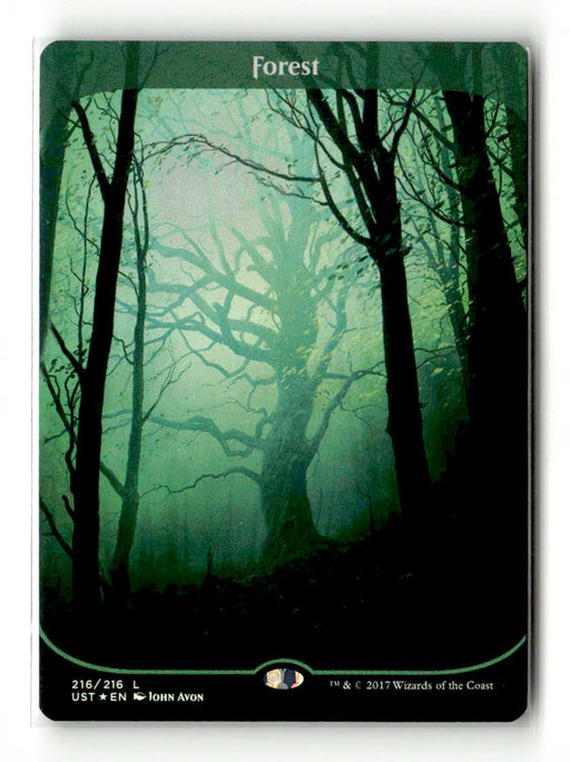 Forest (216) [Unstable] Foil - Scan (LB-079) High End MTG Single Magic: The Gathering