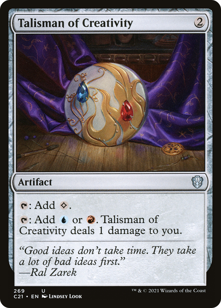 Talisman of Creativity (C21-269) [Commander 2021] MTG Single Wizards of the Coast