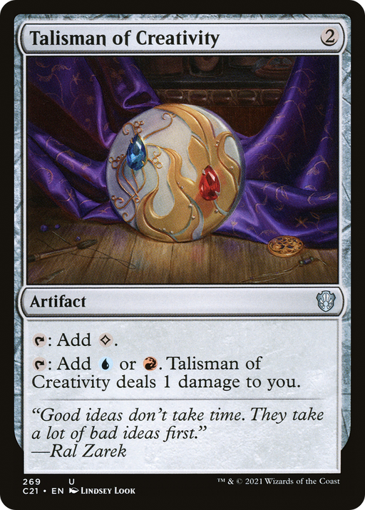 Talisman of Creativity (C21-269) [Commander 2021] MTG Single Wizards of the Coast