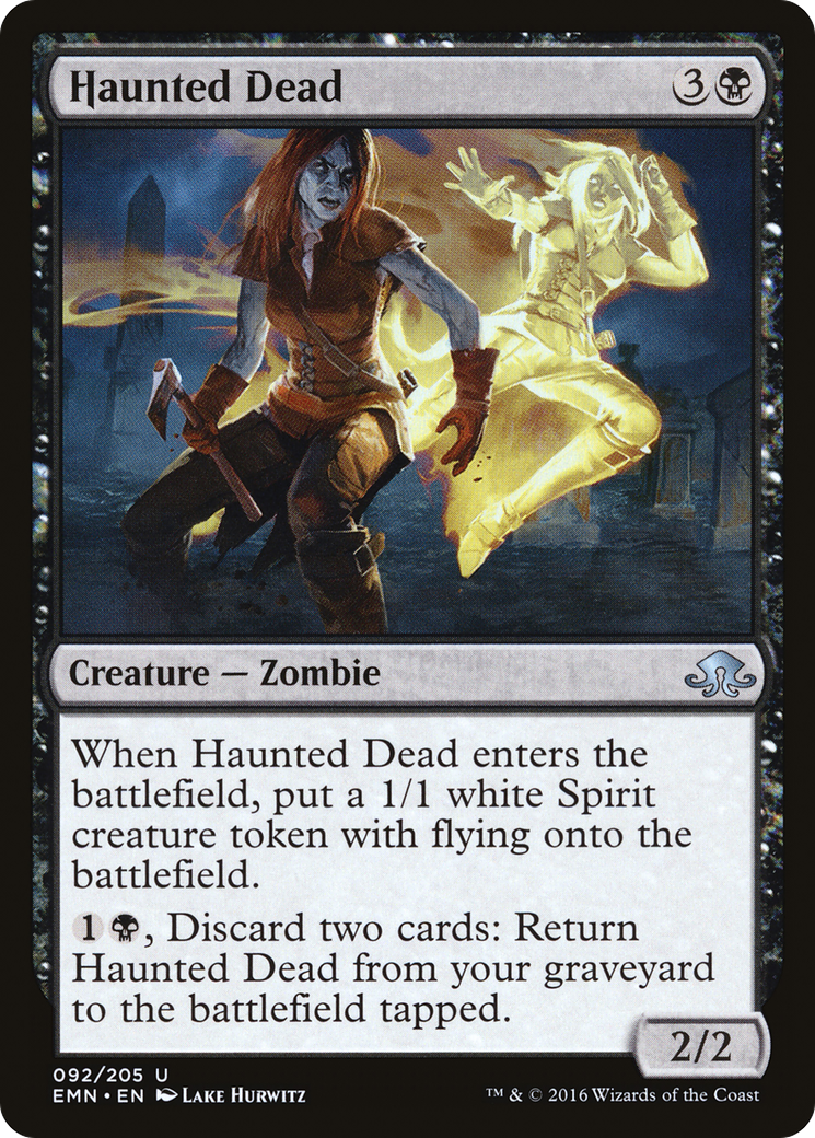 Haunted Dead (EMN-092) [Eldritch Moon] MTG Single Wizards of the Coast