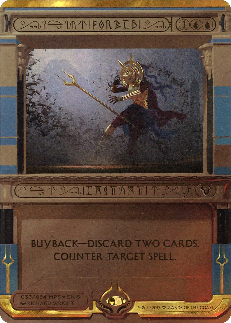 Forbid (MPS2-033) [Amonkhet Invocations] (Borderless) Foil MTG Single Wizards of the Coast