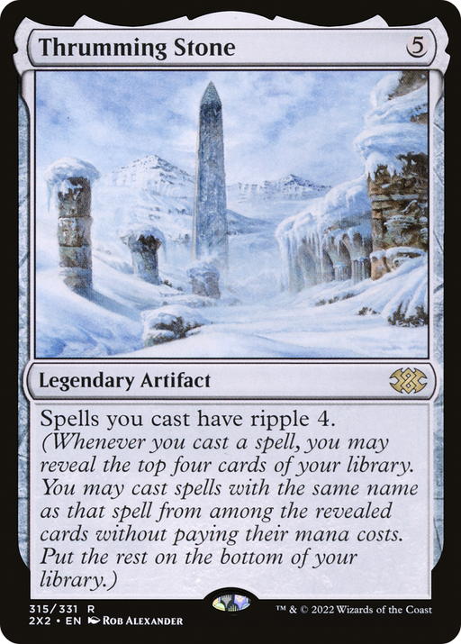 Thrumming Stone (2X2-315) [Double Masters 2022] MTG Single Wizards of the Coast