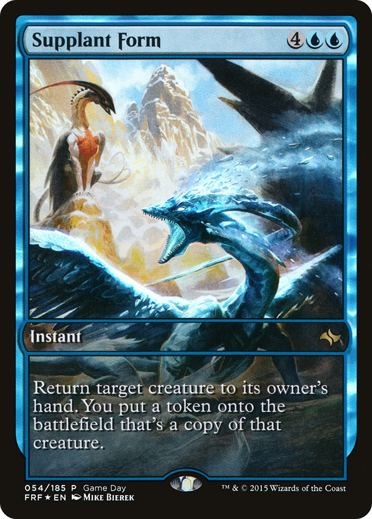 Supplant Form (GAME-054) [Fate Reforged Promos] Foil MTG Single Wizards of the Coast