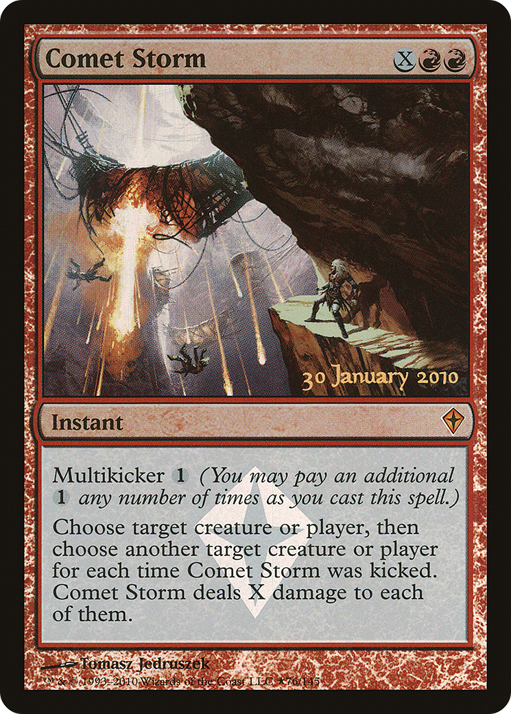 Comet Storm (PRE-076) [Worldwake Promos] Foil MTG Single Wizards of the Coast