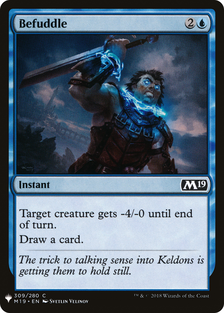 Befuddle (LIST-M19-309) [Mystery Booster] The List MTG Single Wizards of the Coast