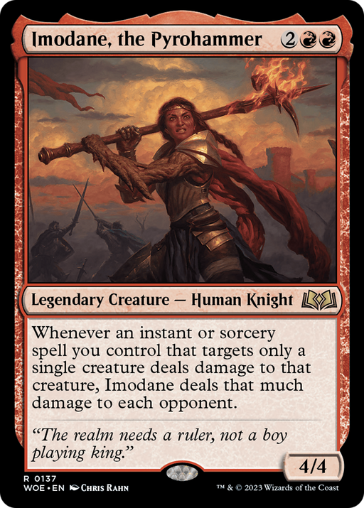 Imodane, the Pyrohammer (WOE-137) [Wilds of Eldraine] MTG Single Wizards of the Coast