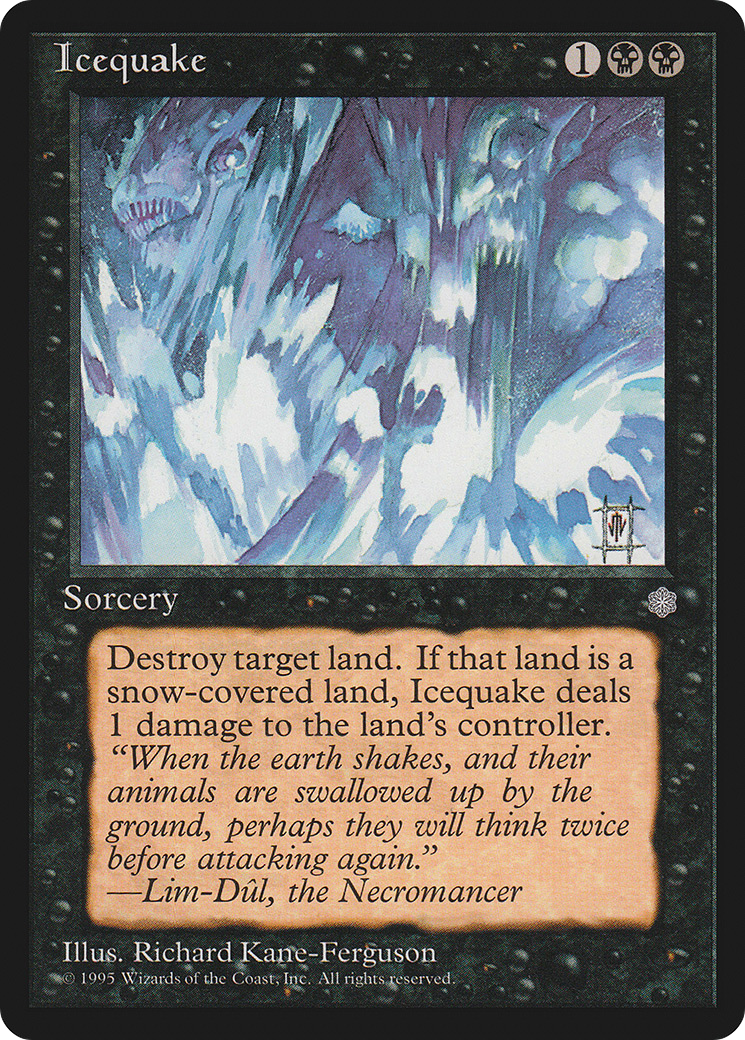 Icequake (ICE-134) [Ice Age] MTG Single Wizards of the Coast