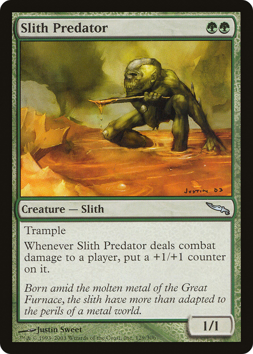 Slith Predator (MRD-129) [Mirrodin] MTG Single Wizards of the Coast
