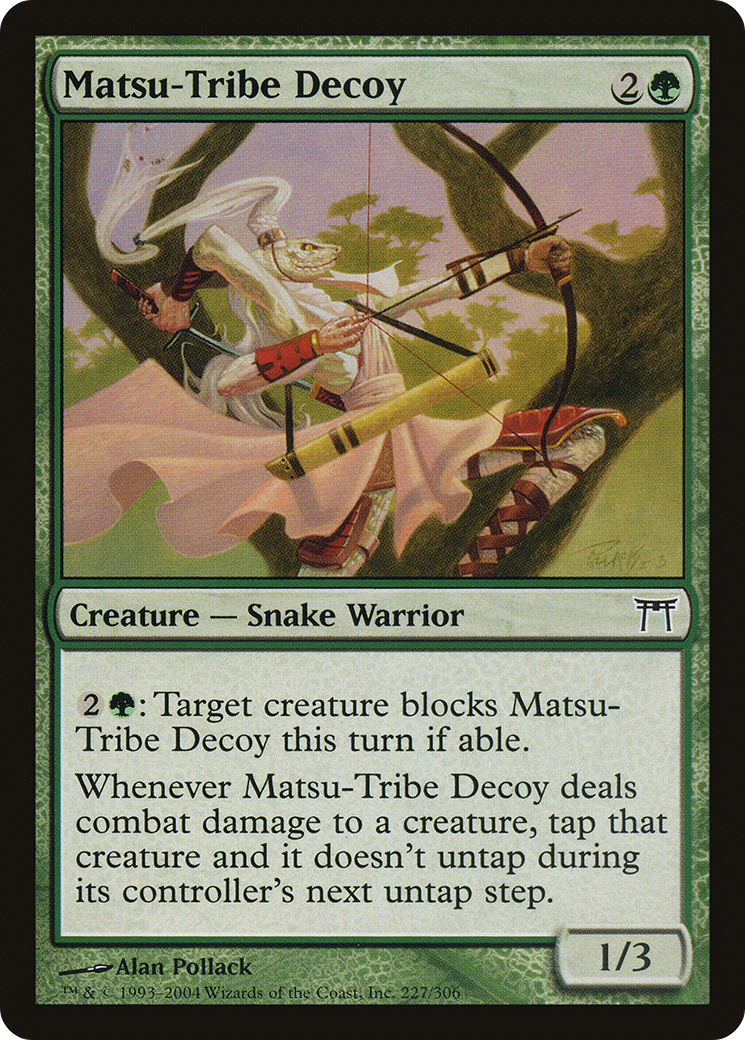 Matsu-Tribe Decoy (CHK-227) [Champions of Kamigawa] MTG Single Wizards of the Coast