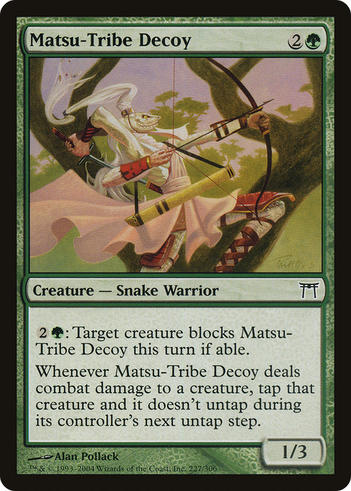 Matsu-Tribe Decoy (CHK-227) [Champions of Kamigawa] Foil MTG Single Wizards of the Coast