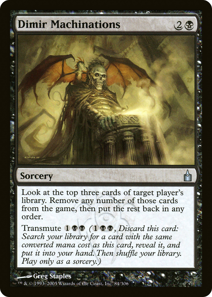 Dimir Machinations (RAV-084) [Ravnica: City of Guilds] Foil MTG Single Wizards of the Coast