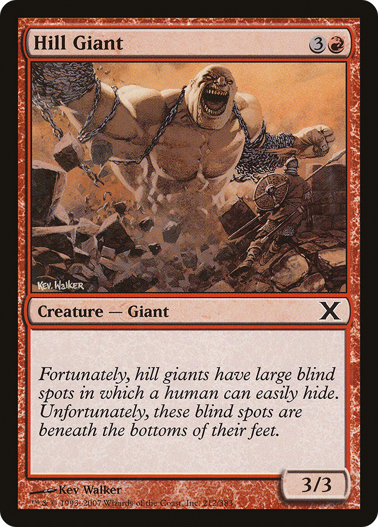 Hill Giant [Tenth Edition] MTG Single Magic: The Gathering