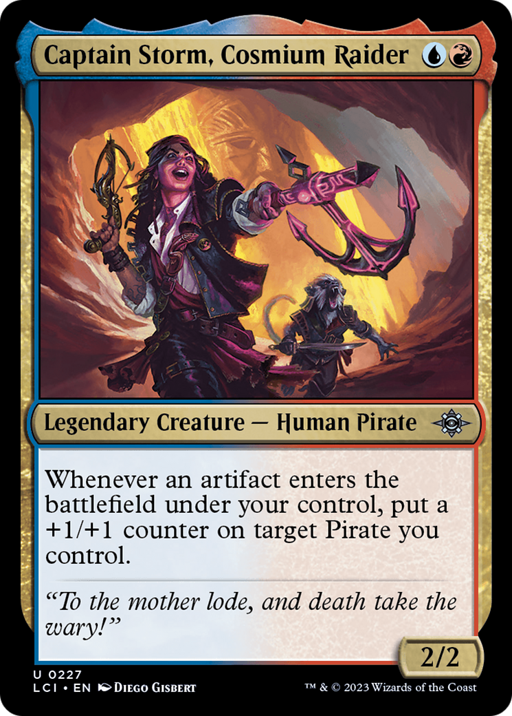 Captain Storm, Cosmium Raider (LCI-227) [The Lost Caverns of Ixalan] MTG Single Wizards of the Coast