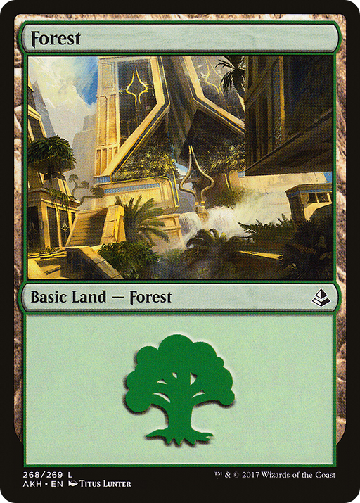 Forest (268) (AKH-268) [Amonkhet] MTG Single Wizards of the Coast