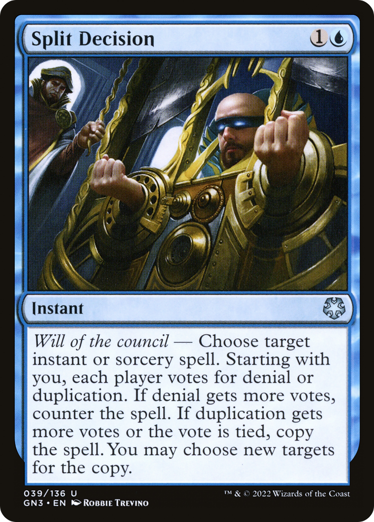 Split Decision (GN3-039) [Misc] Game Night: Free-for-All MTG Single Wizards of the Coast