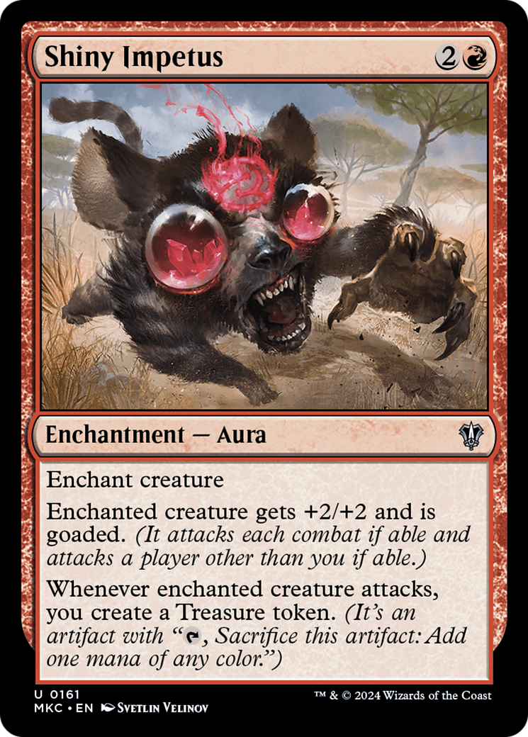 Shiny Impetus (MKC-161) [Murders at Karlov Manor Commander] MTG Single Wizards of the Coast