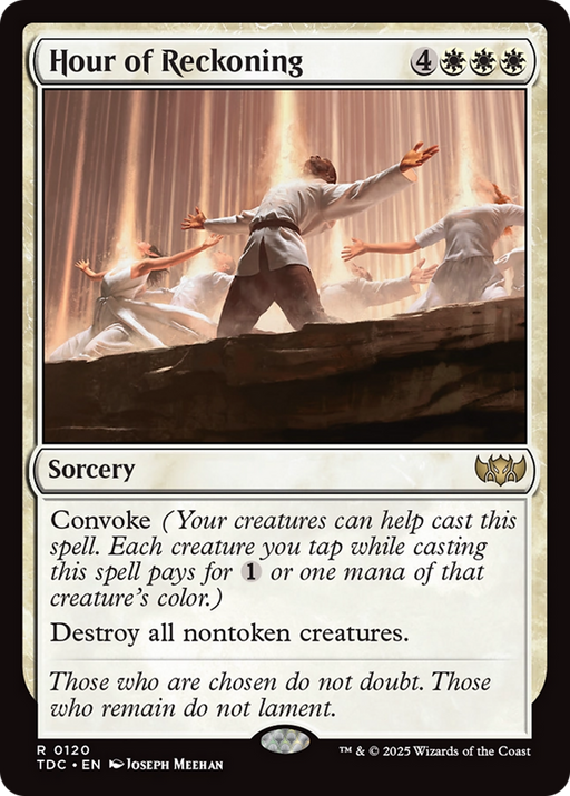 Hour of Reckoning (TDC-120) [Commander: Tarkir: Dragonstorm] MTG Single Wizards of the Coast
