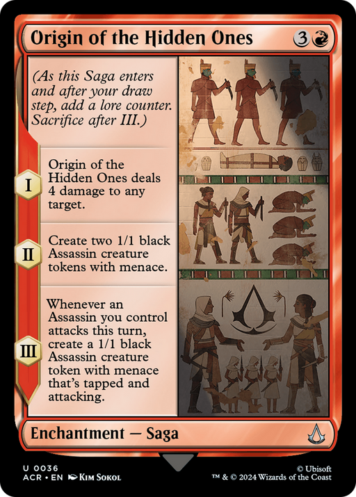 Origin of the Hidden Ones (ACR-036) [Assassin's Creed] Foil MTG Single Wizards of the Coast