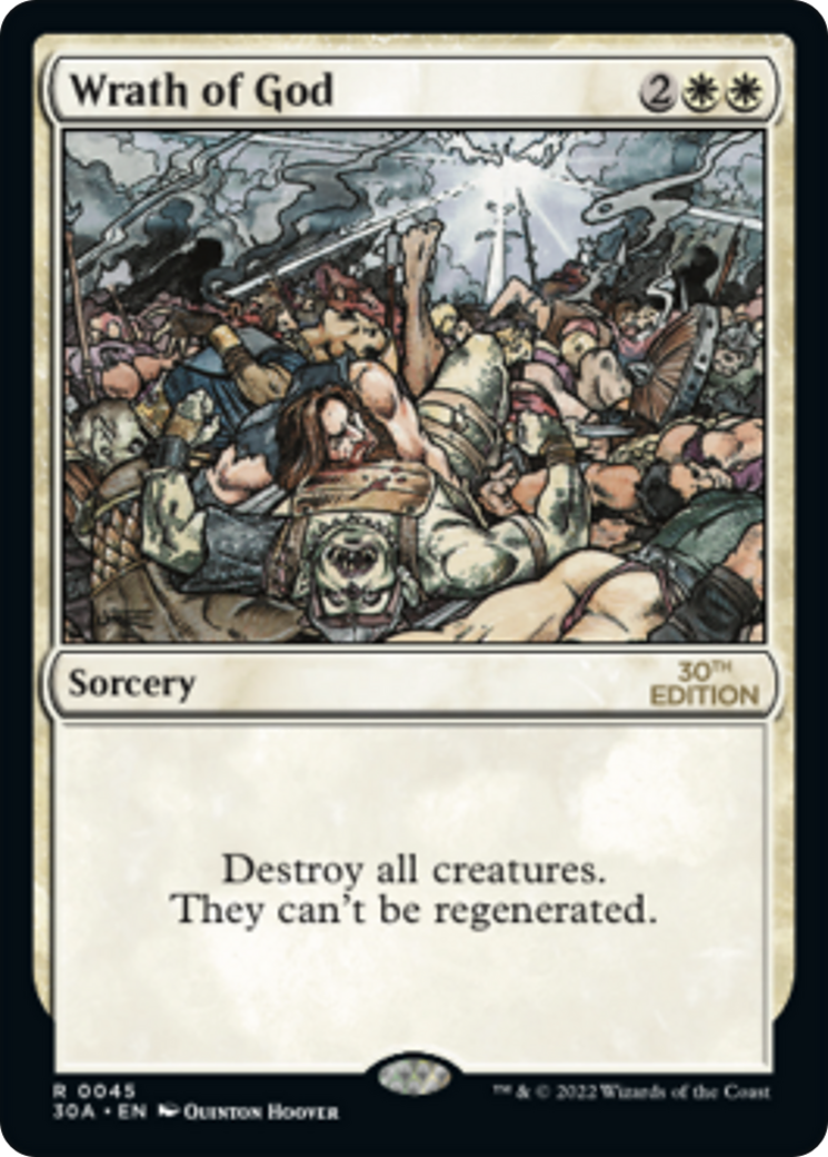 Wrath of God (30A-045) [30th Anniversary Edition] MTG Single Wizards of the Coast