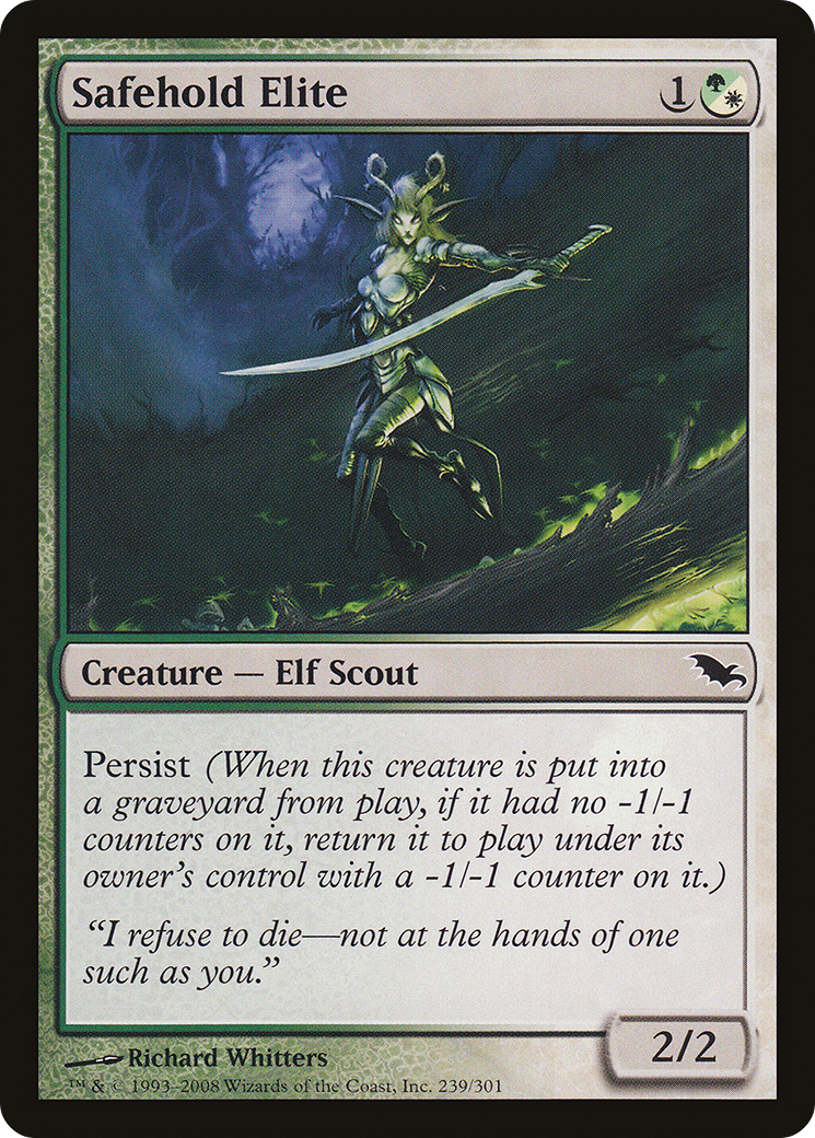 Safehold Elite (SHM-239) [Shadowmoor] Foil MTG Single Wizards of the Coast