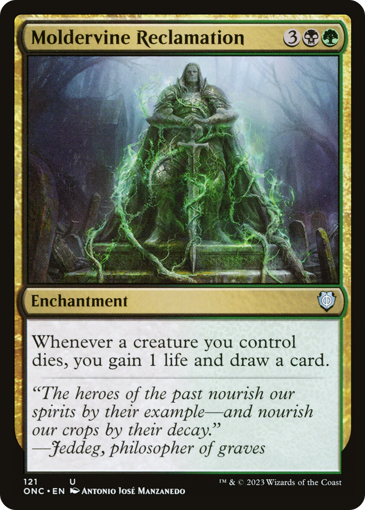 Moldervine Reclamation (ONC-121) [Phyrexia: All Will Be One Commander] MTG Single Wizards of the Coast