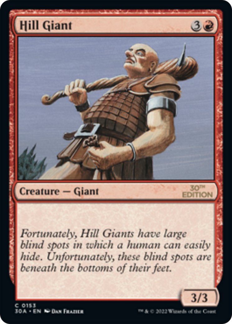 Hill Giant (30A-153) [30th Anniversary Edition] MTG Single Wizards of the Coast