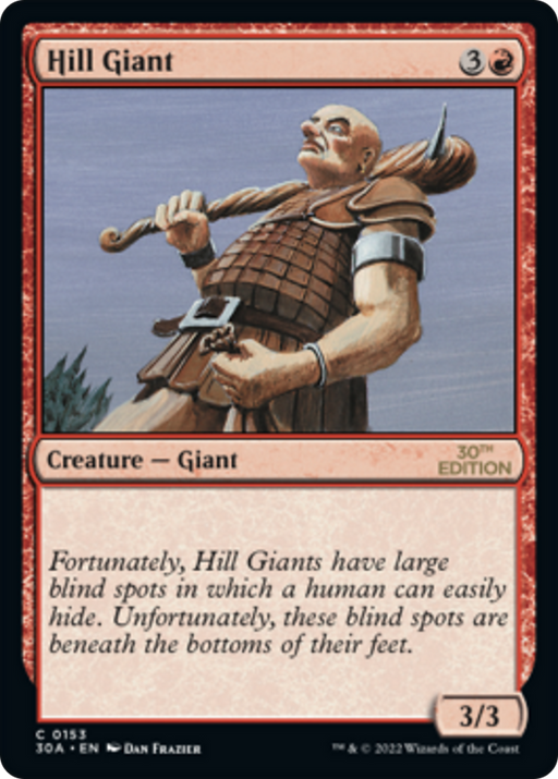 Hill Giant (30A-153) [30th Anniversary Edition] MTG Single Wizards of the Coast
