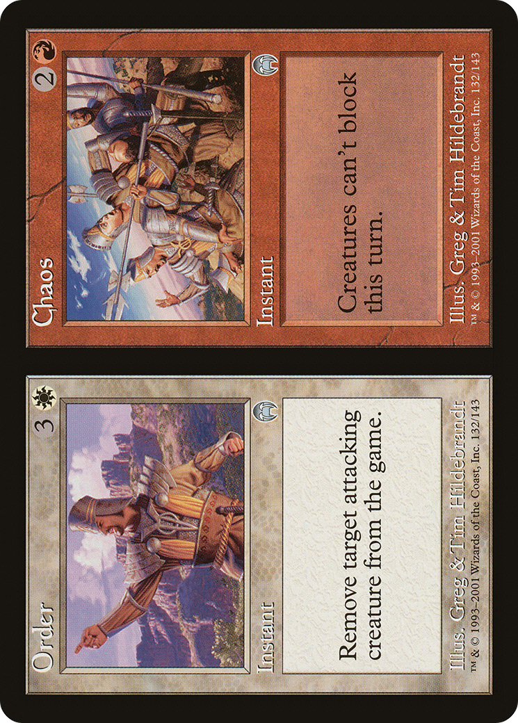Order // Chaos (APC-132) [Apocalypse] Foil MTG Single Wizards of the Coast