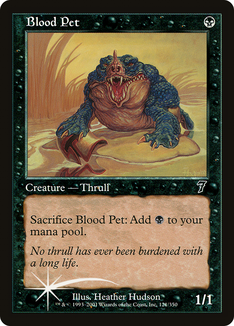 Blood Pet (7ED-121) [7th Edition] Foil MTG Single Wizards of the Coast