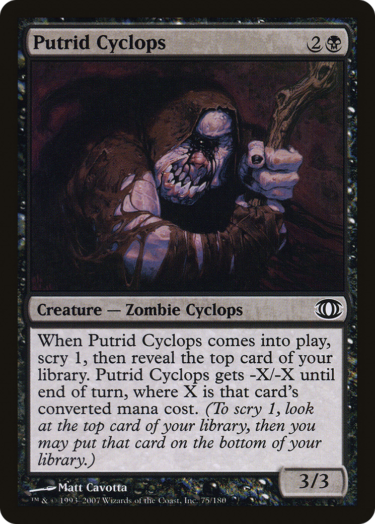 Putrid Cyclops (FUT-075) [Future Sight] MTG Single Wizards of the Coast