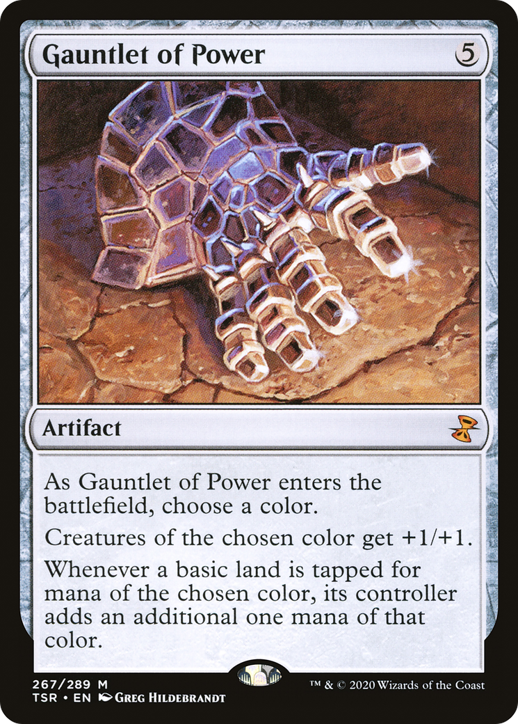 Gauntlet of Power (TSR-267) [Time Spiral Remastered] Foil MTG Single Wizards of the Coast