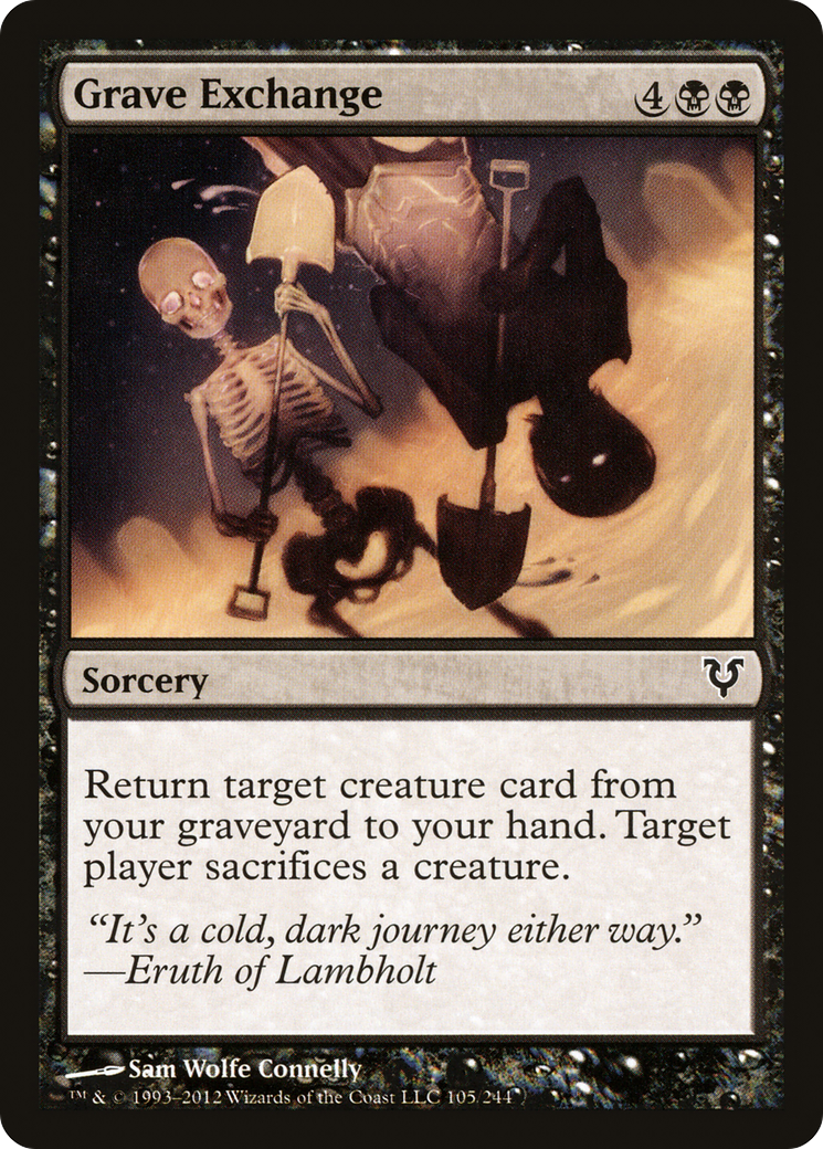 Grave Exchange (AVR-105) [Avacyn Restored] MTG Single Wizards of the Coast