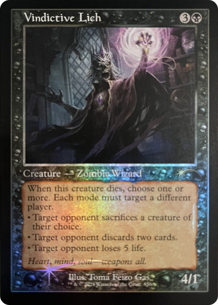 Vindictive Lich (SLD-856) [Secret Lair] Drop Foil MTG Single Wizards of the Coast