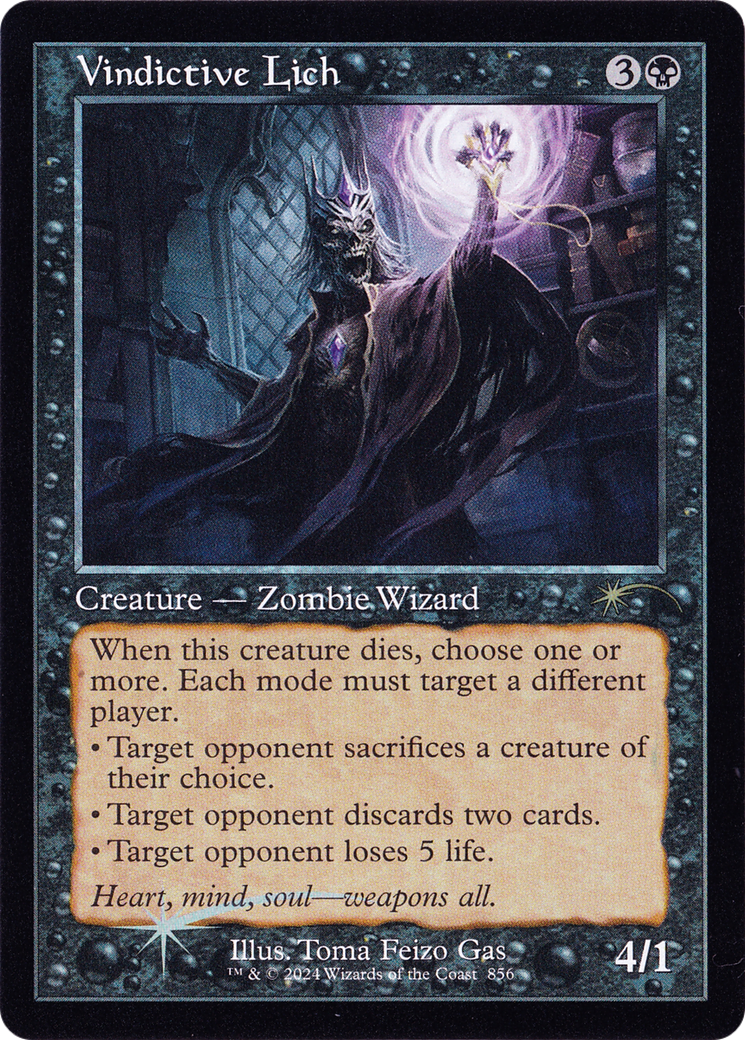 Vindictive Lich (SLD-856) [Secret Lair] Drop Foil MTG Single Wizards of the Coast