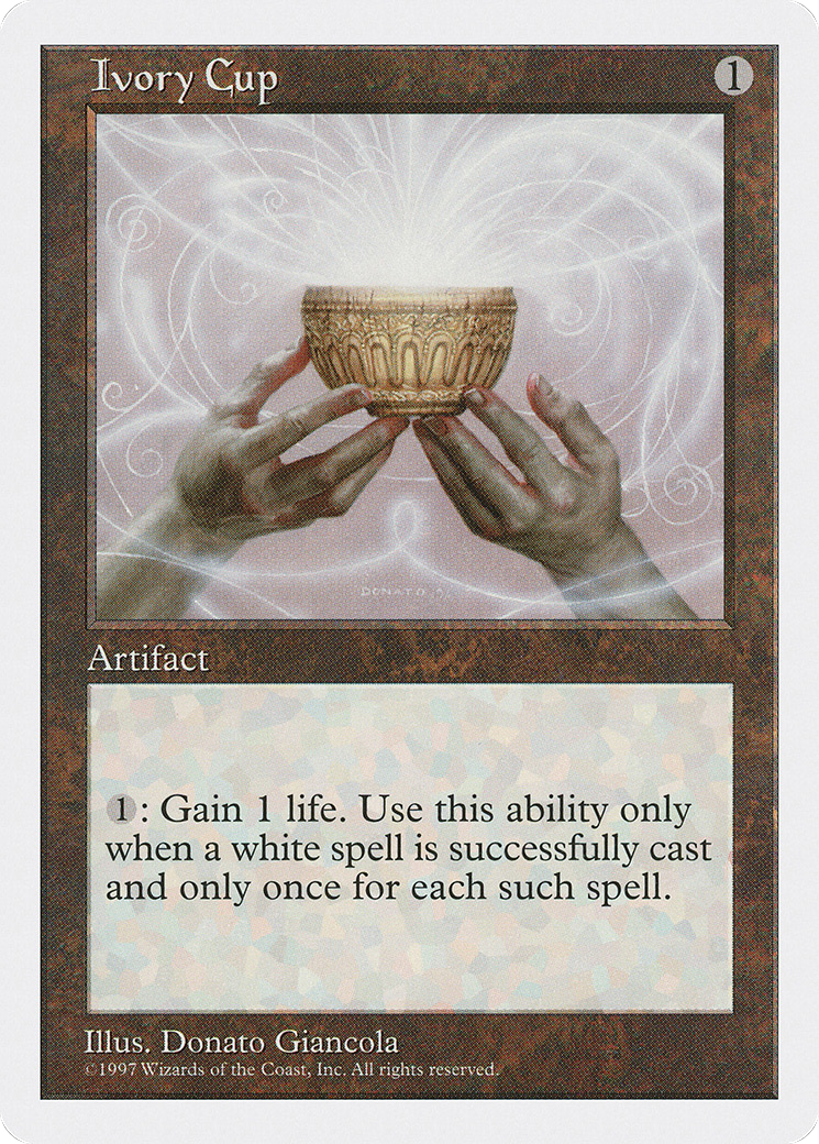 Ivory Cup (5ED-) [Fifth Edition] MTG Single Wizards of the Coast