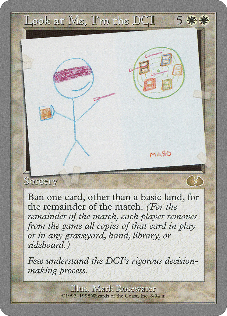 Look at Me, I'm the DCI (UGL-008) [Unglued] MTG Single Wizards of the Coast