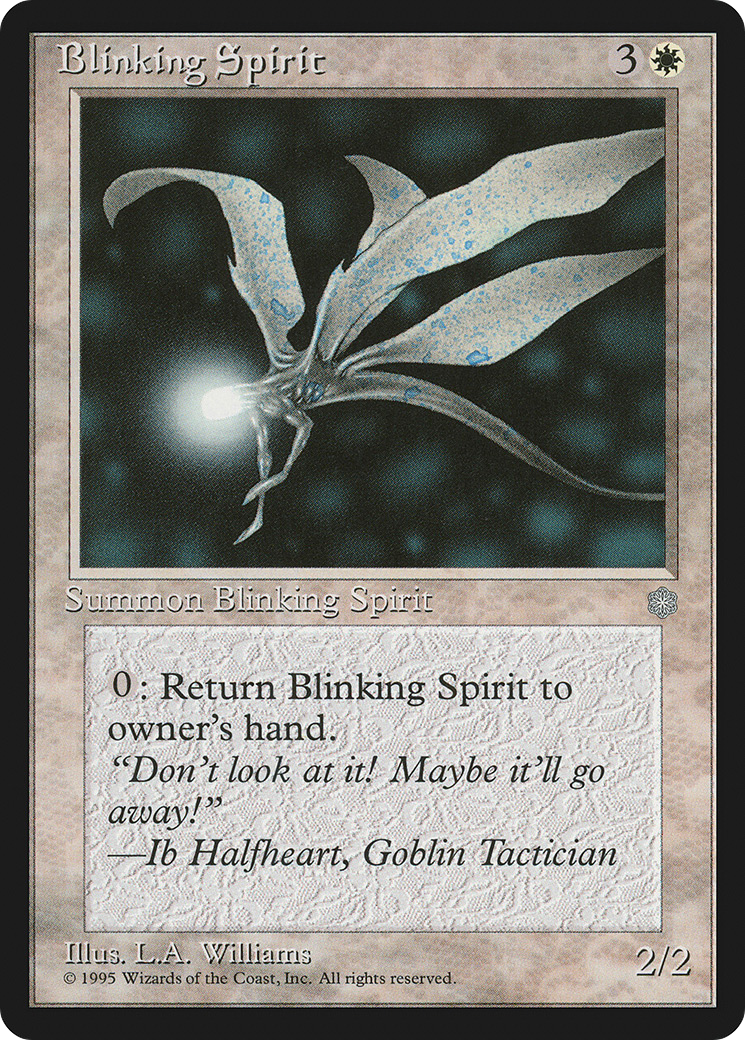 Blinking Spirit (ICE-) [Ice Age] MTG Single Wizards of the Coast