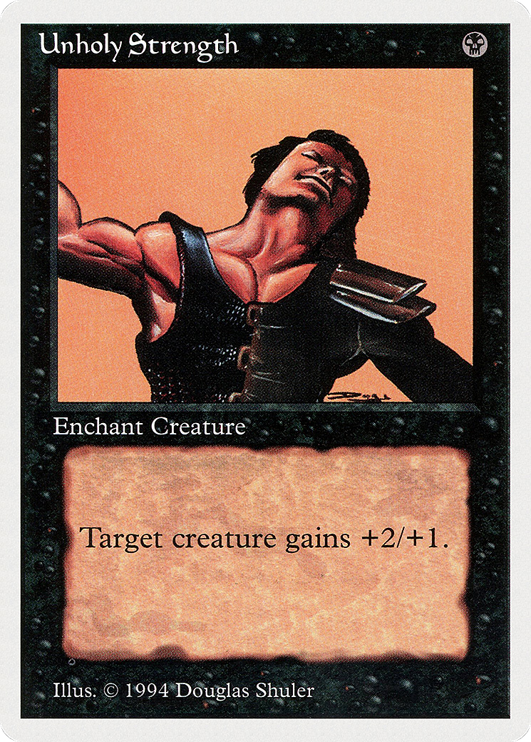 Unholy Strength (SUM-133) [Misc] Summer Magic / Edgar MTG Single Wizards of the Coast