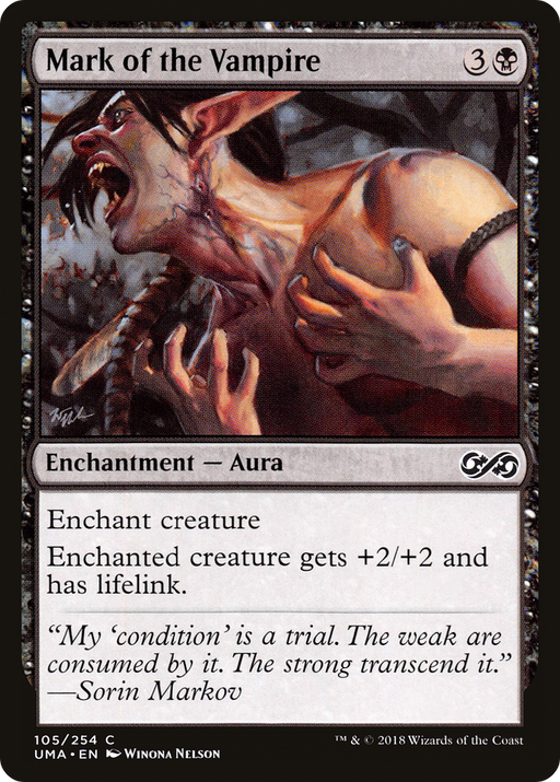 Mark of the Vampire (UMA-105) [Ultimate Masters] Foil MTG Single Wizards of the Coast