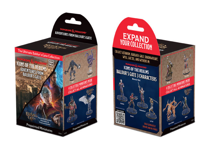 D&D Icons Of The Realms: Adventures from Baldur's Gate Booster RPG Miniatures WizKids