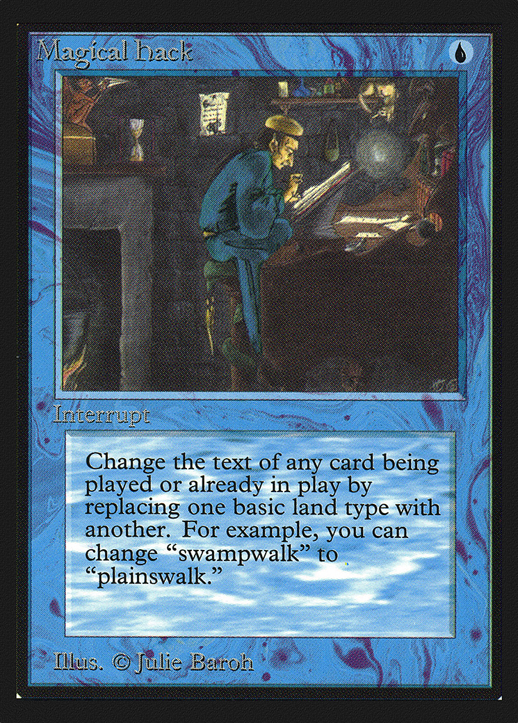 Magical Hack (CED-064) [Collectors' Edition] MTG Single Wizards of the Coast