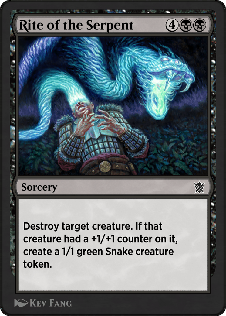 Rite of the Serpent (KTK-86Y) [Khans of Tarkir] MTG Single Wizards of the Coast