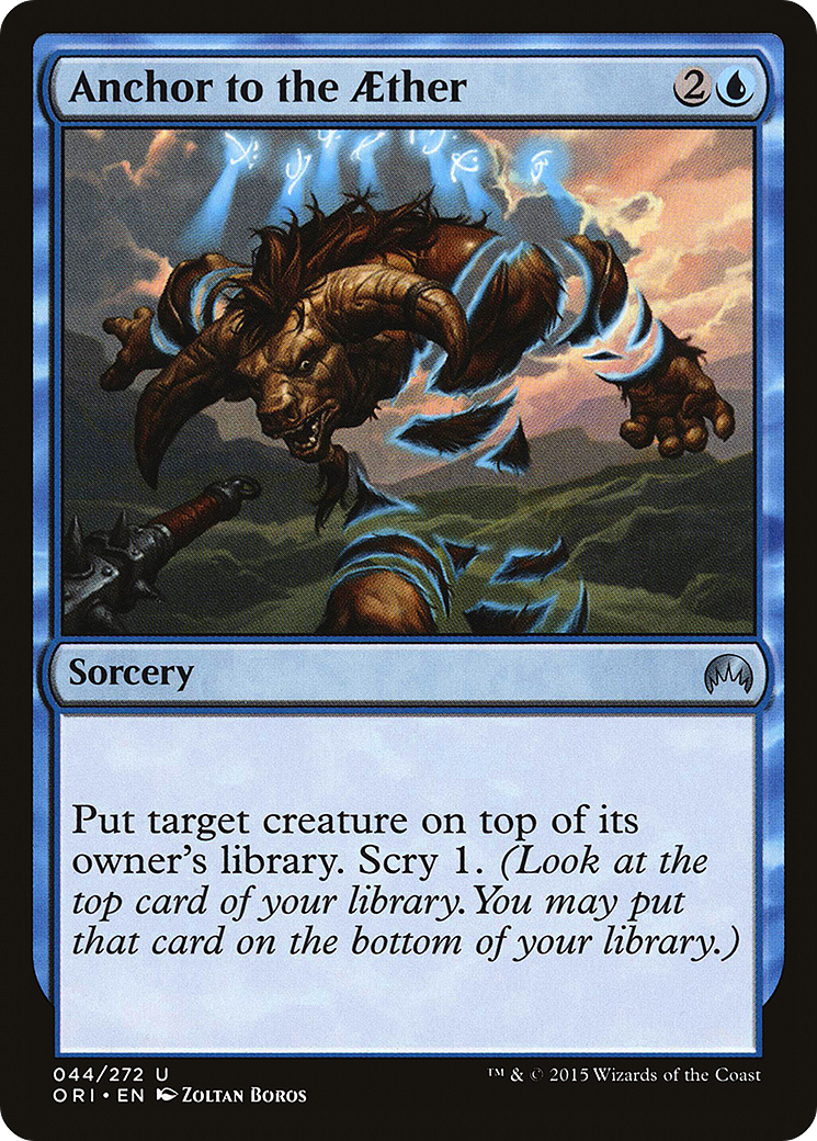 Anchor to the Aether (ORI-044) [Magic Origins] Foil MTG Single Wizards of the Coast