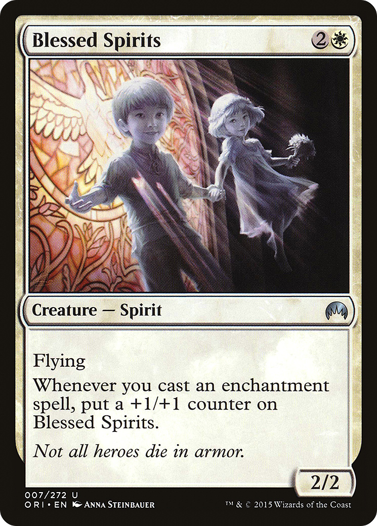 Blessed Spirits (ORI-007) [Magic Origins] Foil MTG Single Wizards of the Coast