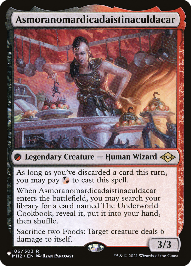 Asmoranomardicadaistinaculdacar (LIST-MH2-186) [Mystery Booster] The List MTG Single Wizards of the Coast