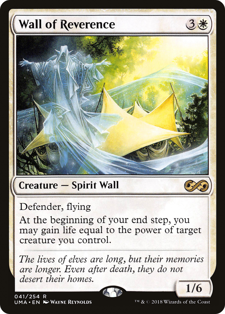 Wall of Reverence (UMA-041) [Ultimate Masters] Foil MTG Single Wizards of the Coast