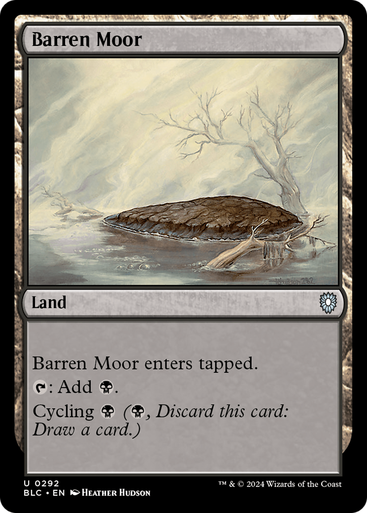Barren Moor (BLC-292) [Bloomburrow Commander] MTG Single Wizards of the Coast